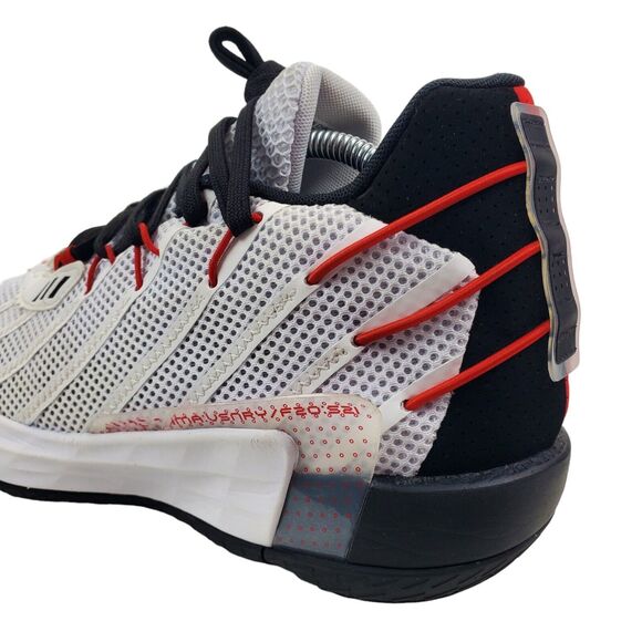 ADIDAS Shoes DAME 7 Mens Size 9 Cloud White RIP CITY Basketball Sneaker H04387 main image 10